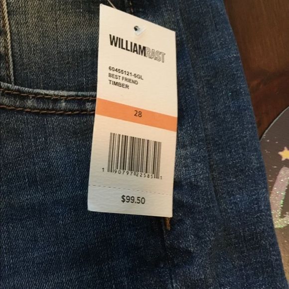 NWT $99 William Rast | Timberlake |Best Friend | Timber | Star Patch Jeans - Picture 10 of 13